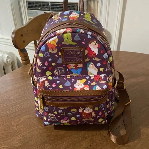 Loungefly seven dwarfs mini backpack set